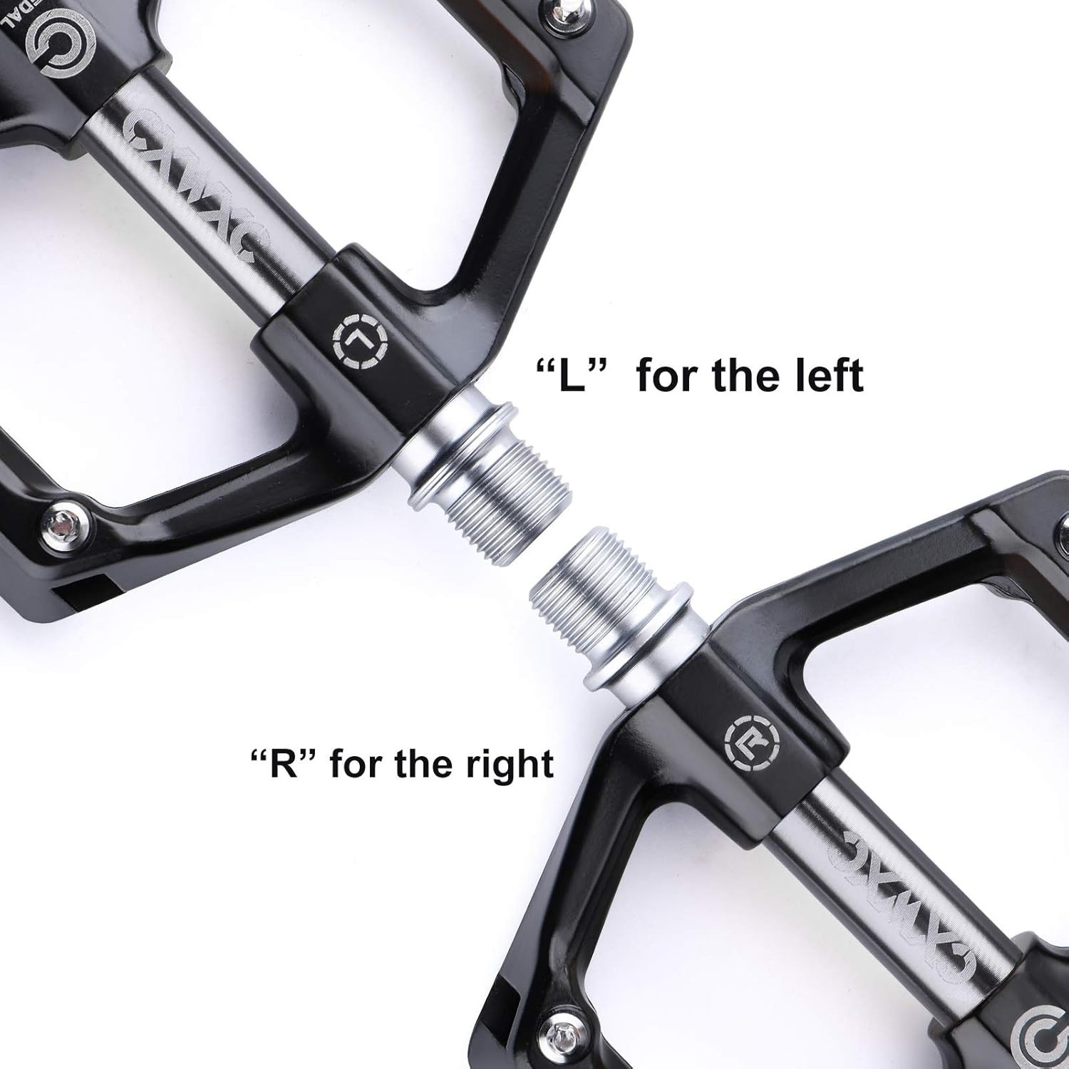 Aluminum Alloy Bike Pedals with Anti-Skid Nails – Lightweight & Durable 4.13″