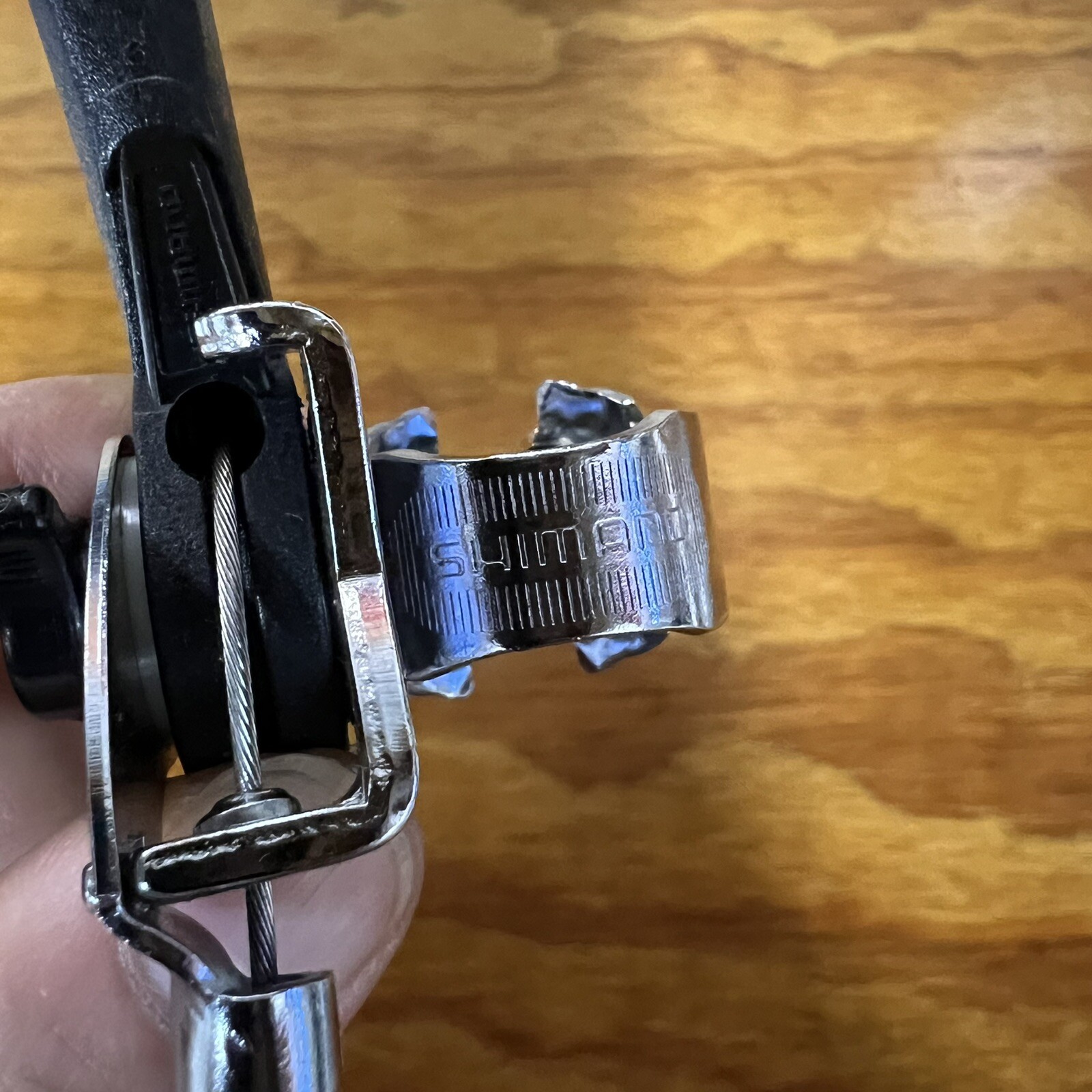 SHIMANO 5 SPEED FRICTION SHIFTER STEM MOUNT CLAMP ON BLACK VINTAGE NOS JAPAN
