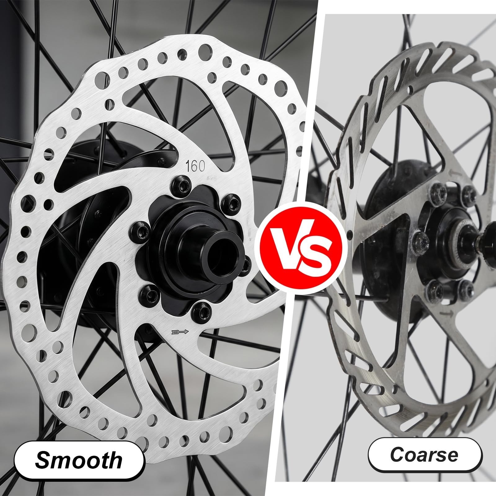 Zmgdrm 160mm MTB Disc Brake Rotor with 6 Bolts for Mountain Bikes