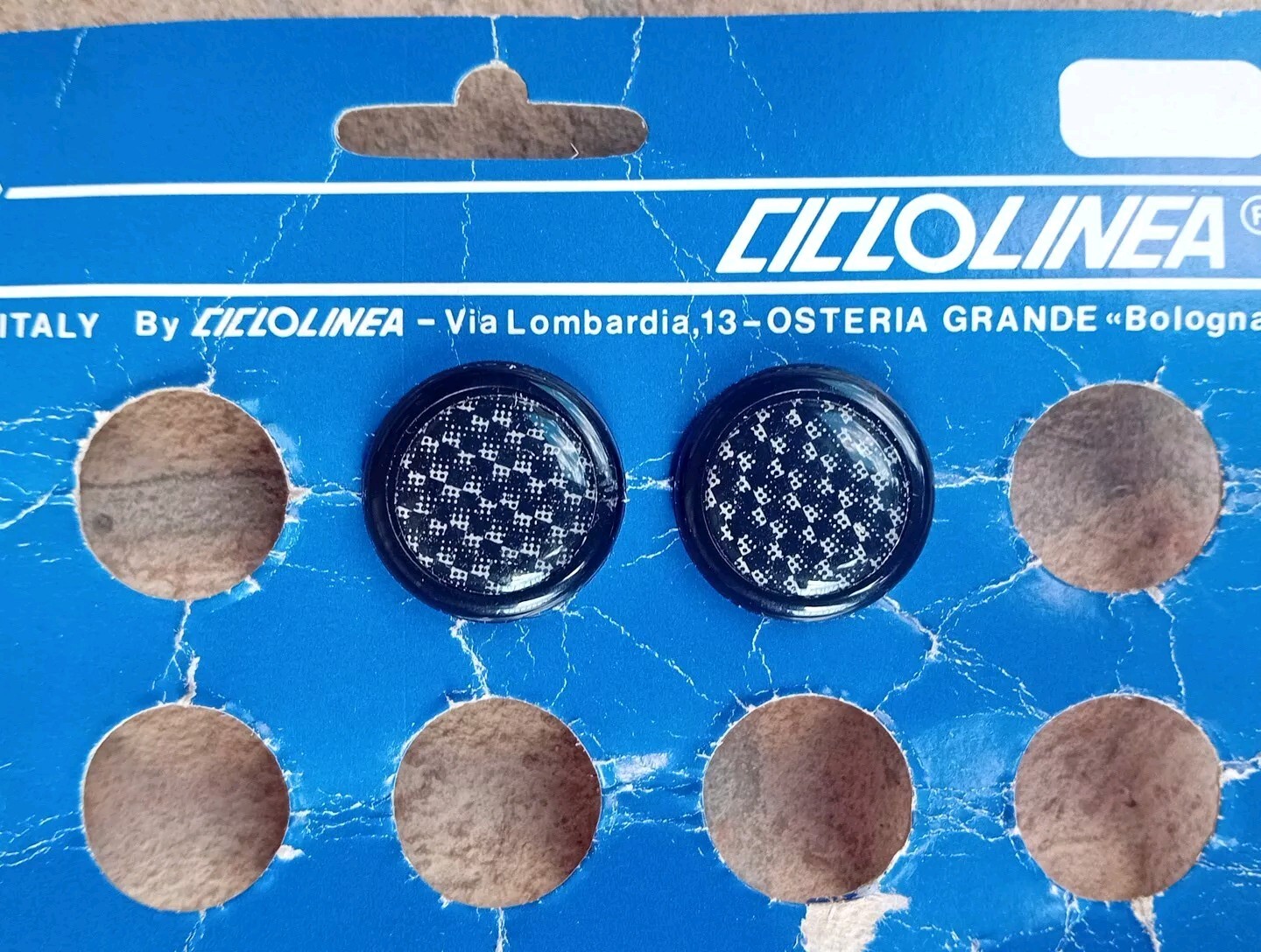 Cyclolinea Handlebar Caps Carbon Color Colnago White Cannondale Nos New Old