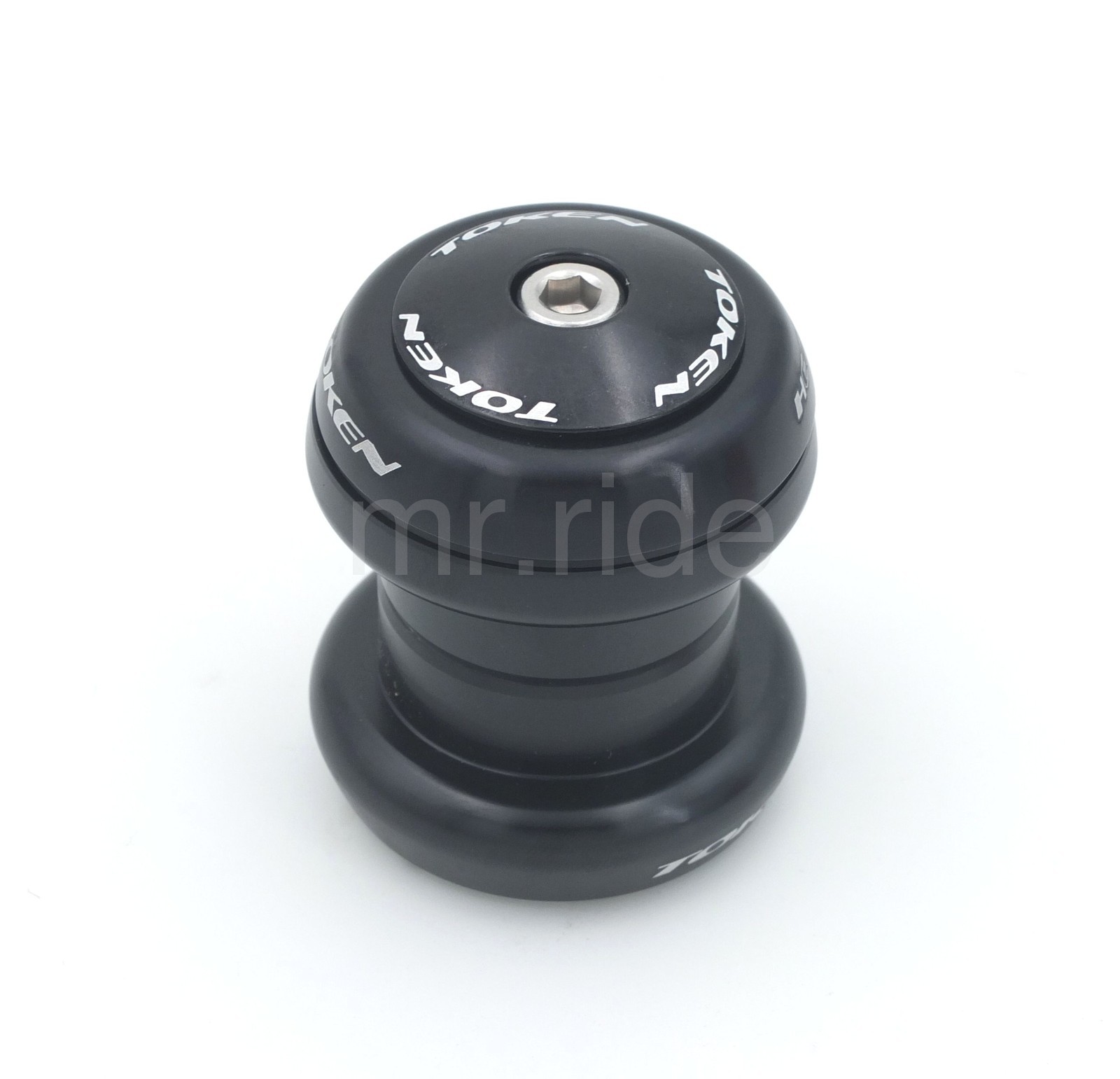 mr-ride Token Headset 1-1/8″ 34mm tube,Threadless/Integrated, (w/ top cap) Black