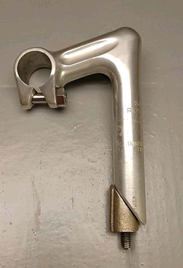 Sakae Royal-70 Super Duralumin 22.2mm Quill Stem 25.4mm Clamp Orig SR Wedge