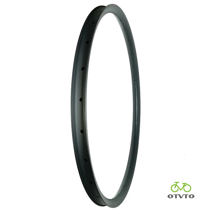 29er MTB Bicycle Carbon Rim Asymmetry 28 32 34 26mm Wide Tubeless Matte Glossy