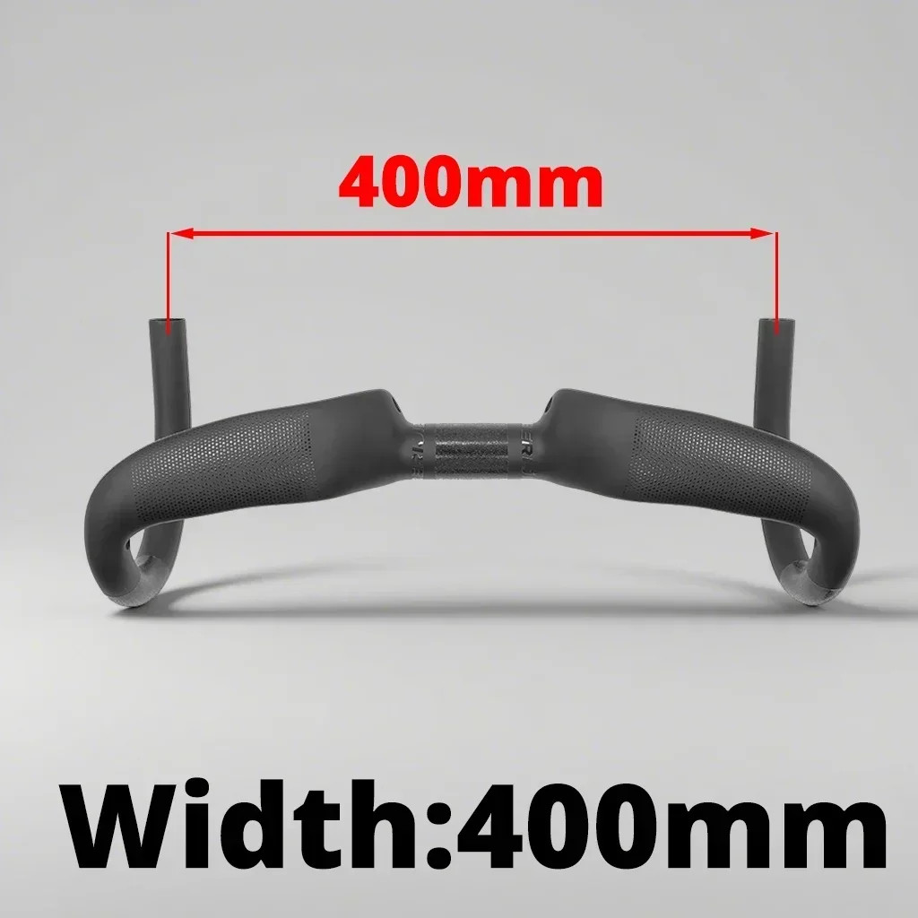 Full Carbon Gravel Bike Integrated Handlebar 30mm Rise 400mm 420mm 440mm Width