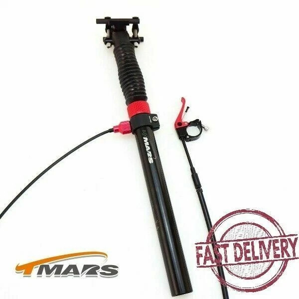 TMARS SD-419L or SD-419S 27.2 x 400mm MTB Dropper Seatpost with Remote