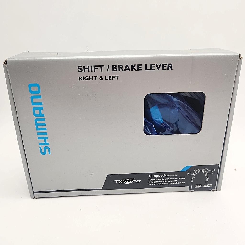 Shimano Tiagra ST-4603 3×10-Speed Road Bike Shift Lever Set Black / Silver OPEN
