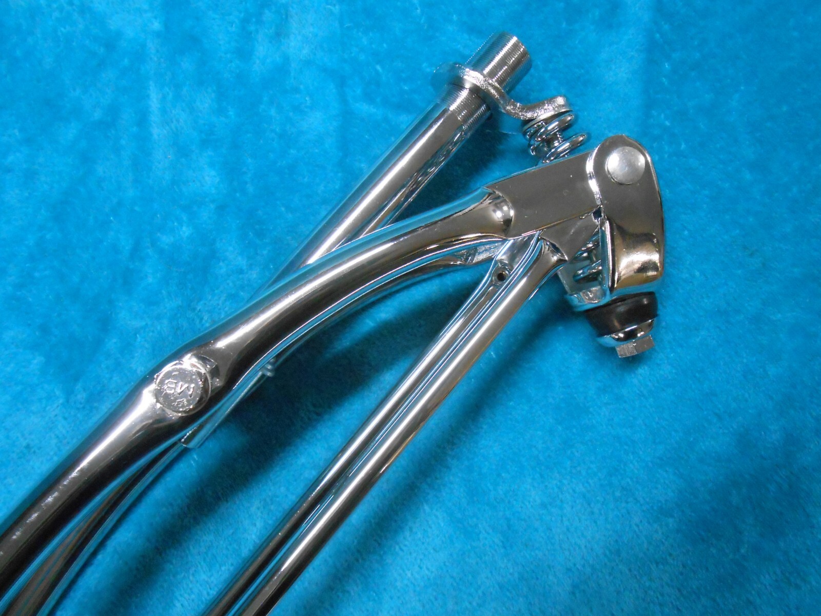 26” CHROME CRUISER BICYCLE SPRINGER FORK VINTAGE SCHWINN CHOPPER BIKE 1″ HEADSET
