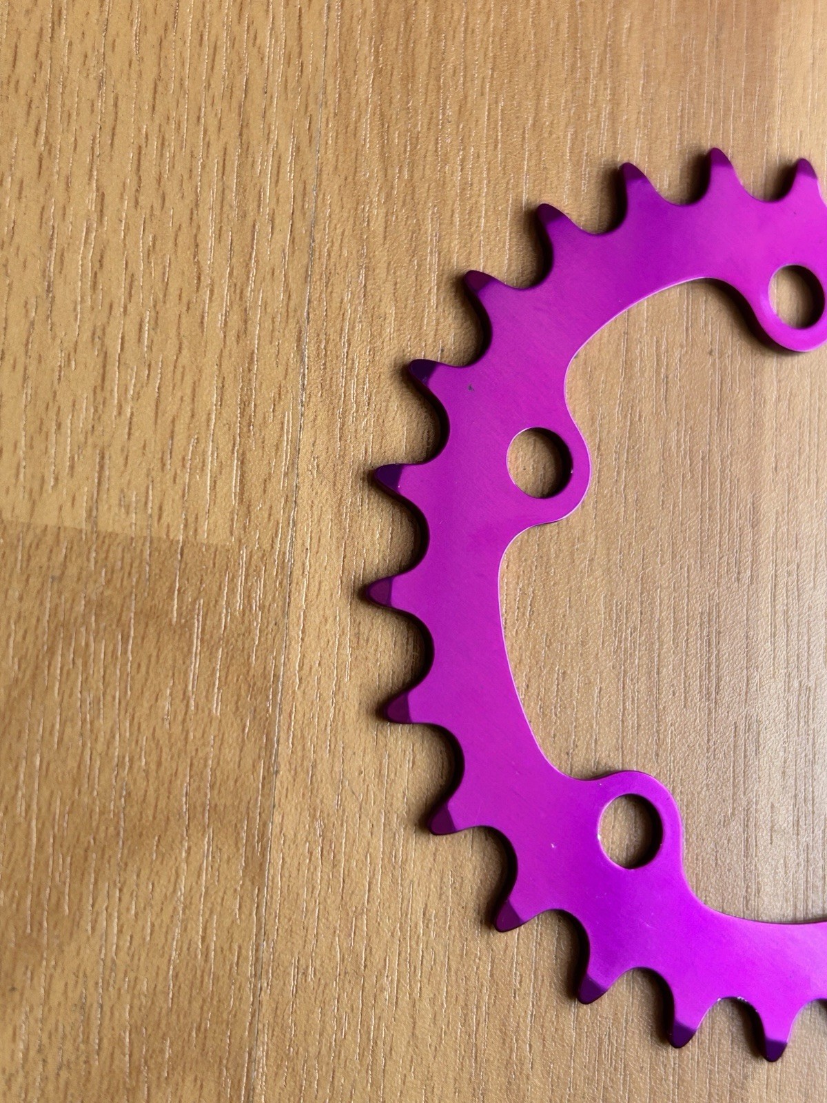 NOS Vintage Kooka 26T Chainring 74 BCD 3DV Purple 90s MTB CNC Grafton Cook Bros