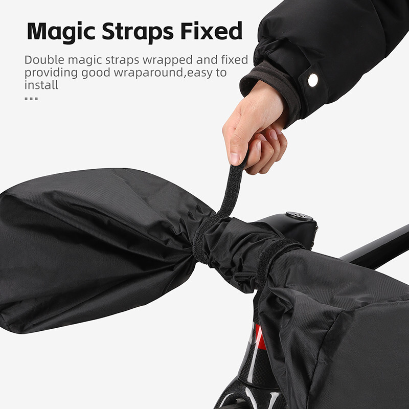 WEST BIKING Waterproof Dustproof Road Bike Handlebar Protector Cover One Size