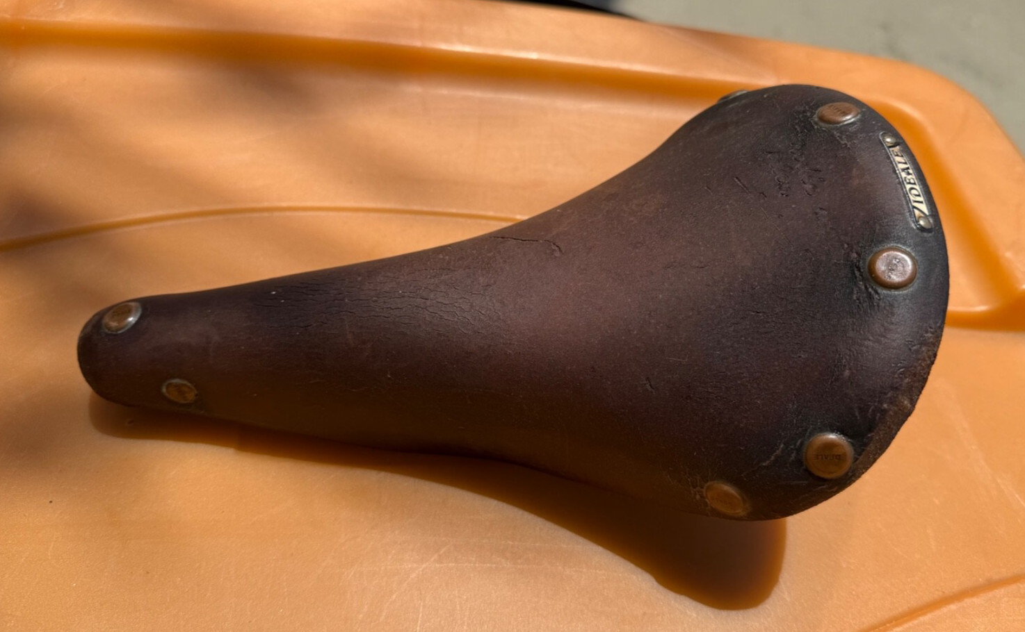 Ideale 90/Aluminum Daniel Rebour Autographed Saddle «special competition» Brown