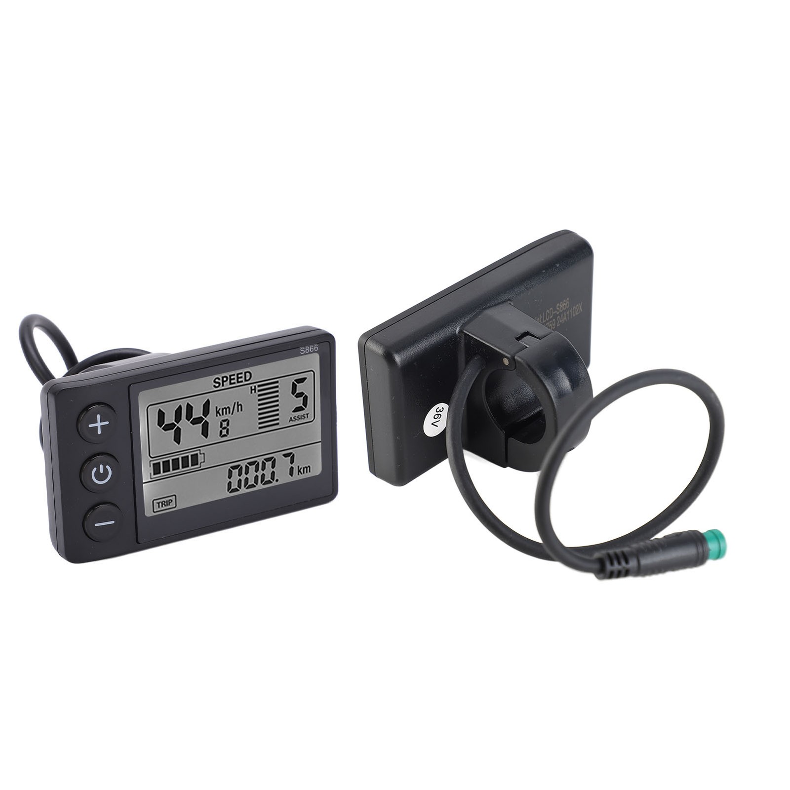 Electric Cycle S866 LCD Display Meter 24V 36V 48V Control Panel with Water Resis