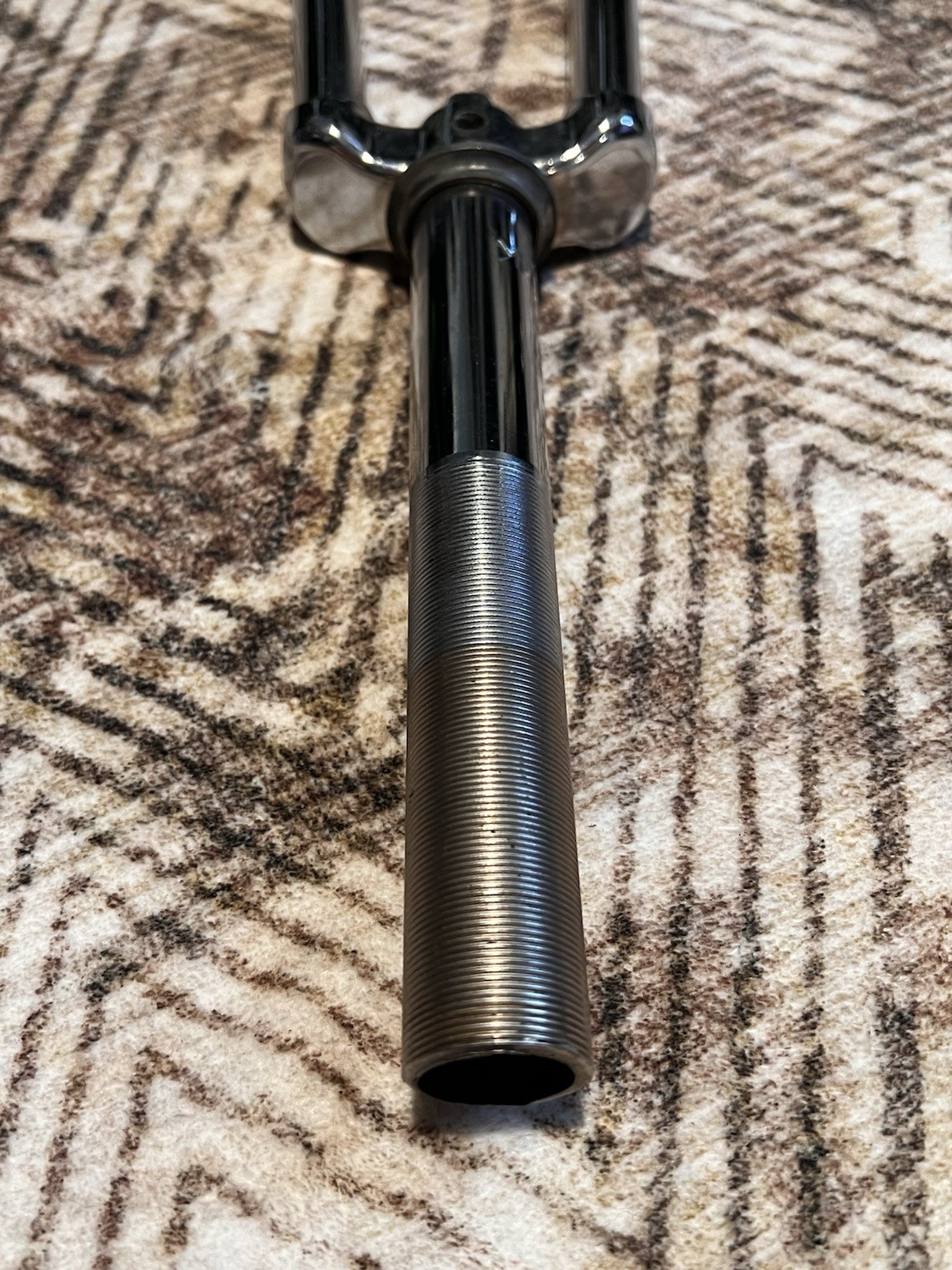 Tange TF-R Touring Fork 1in Threaded Steerer Steel polished – Very Good