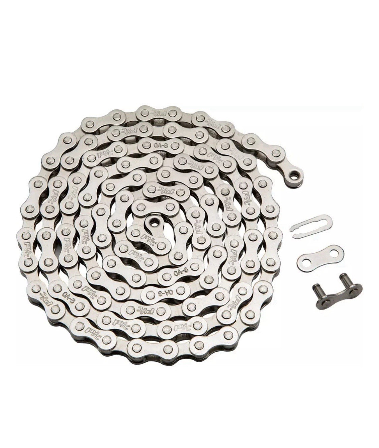 Charge Chrome Bike Chain 1/2 x 1/8 High Strength BMX/Single Speed 112 Links