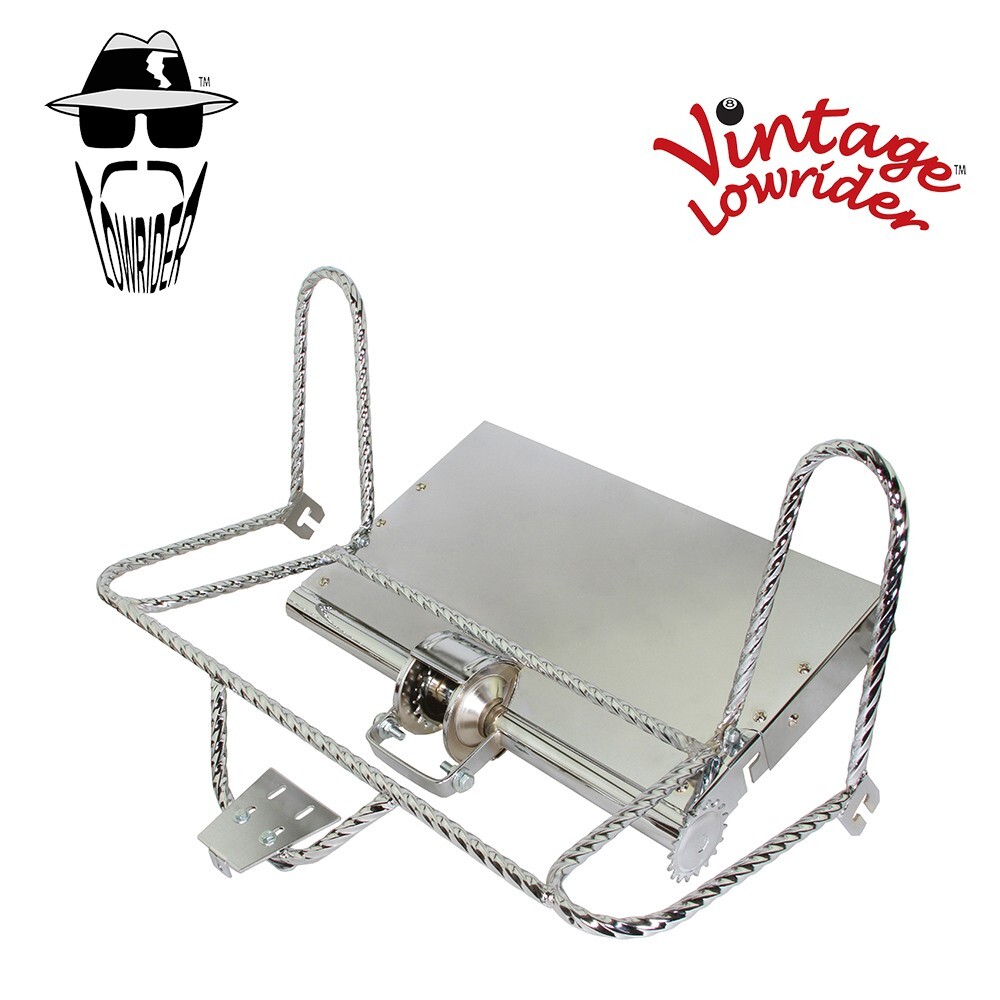 F&R Original Lowrider 20″ Tricycle SQUARE TWISTED Conversion Kit Chrome 3 Wheel