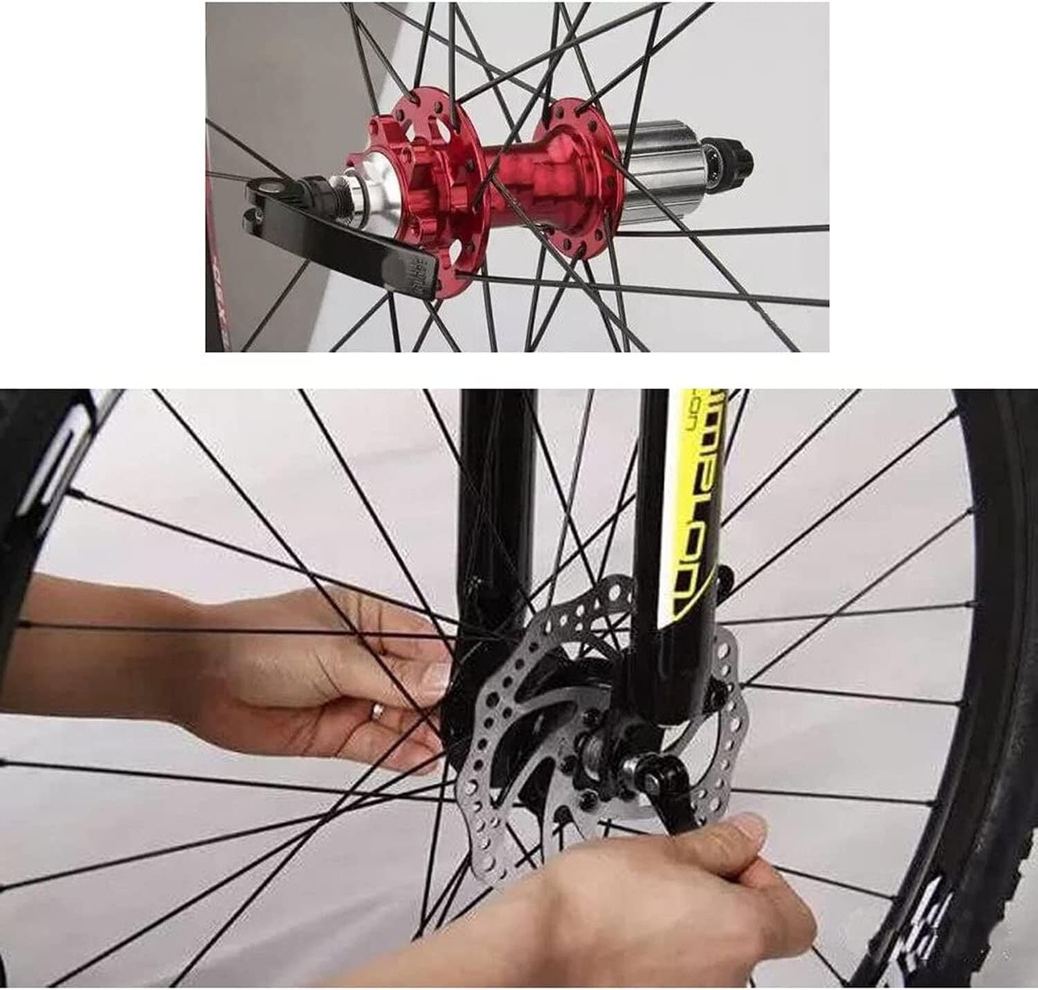 Quick Release Front Rear Bicycle Axle Skewer Set For Mtb Bmx Bike Wheel Hub Pair