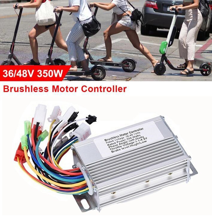 36V/48V Electric Bike 350W Brushless DC Motor Controller for E-bike Scooter Bike