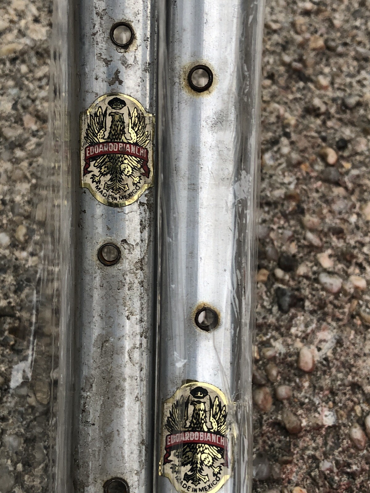 Super Light Edoardo Bianchi Set Tubular 36 Hole 700C Rims Vintage NOS