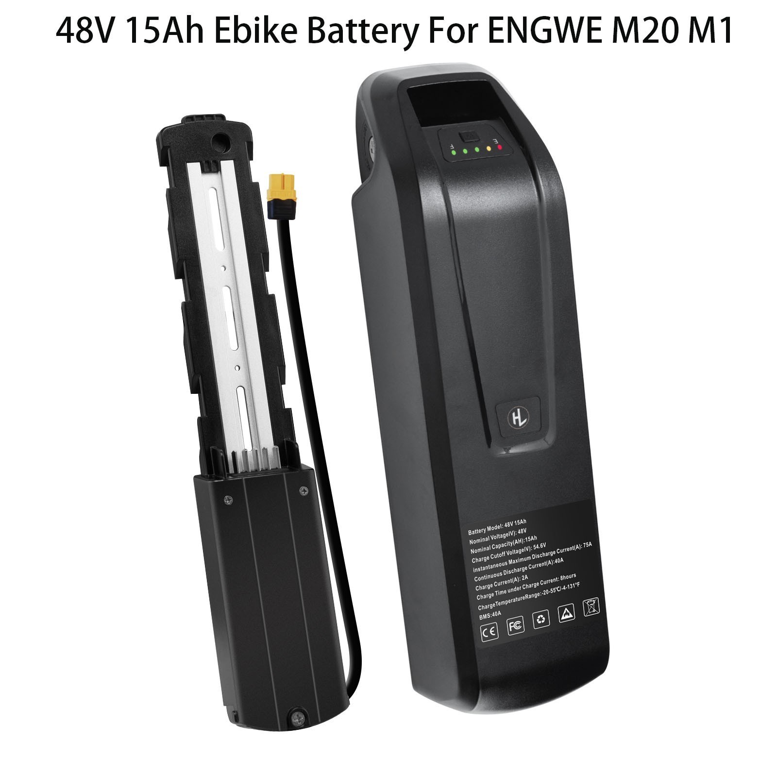 Ebike Battery 48V 15Ah For ENGWE M20 M1 Electric Bike Bicycle E-BiKE Battery