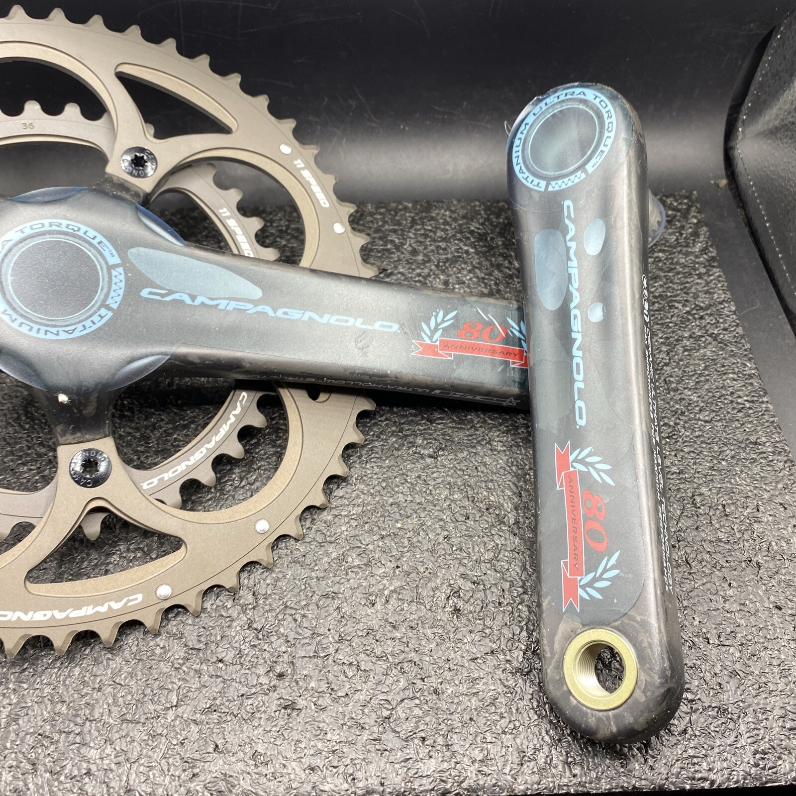 Campagnolo Super Record 80th Anniversary Crank Set 11 Speed 172.5 52/36 (9132)
