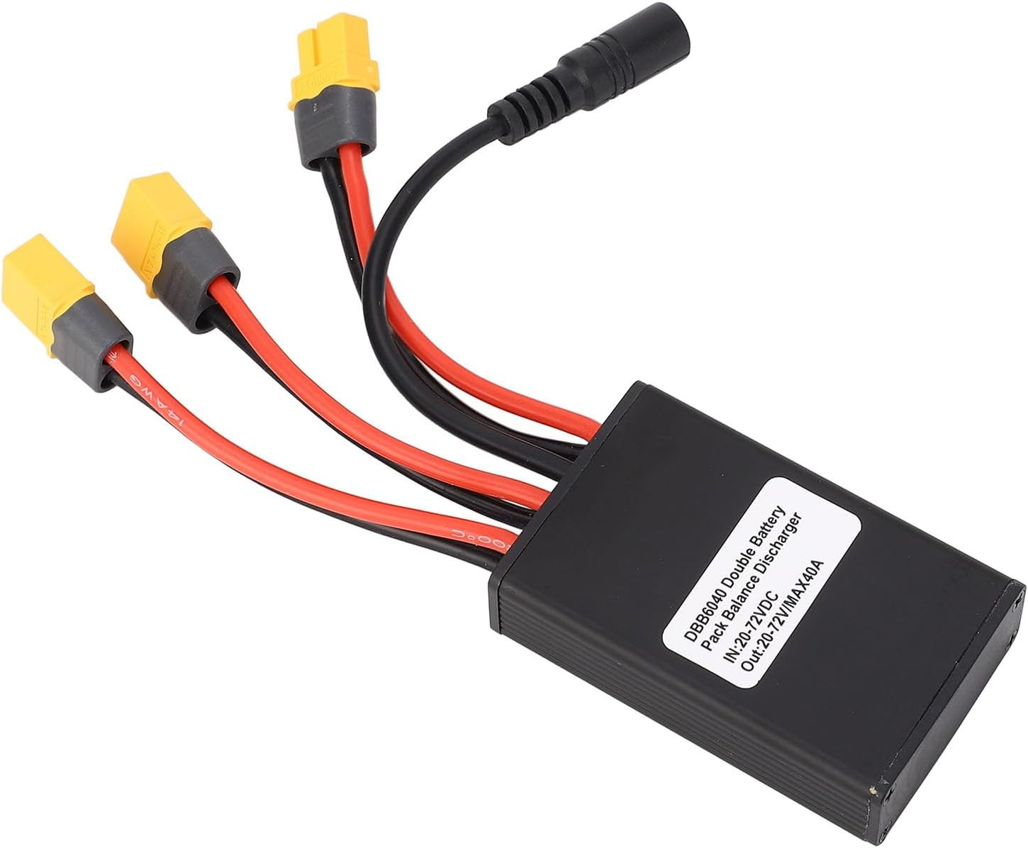 Double Battery Discharge Converter, Dual Battery Pack Switch Balancer XT60H Conn