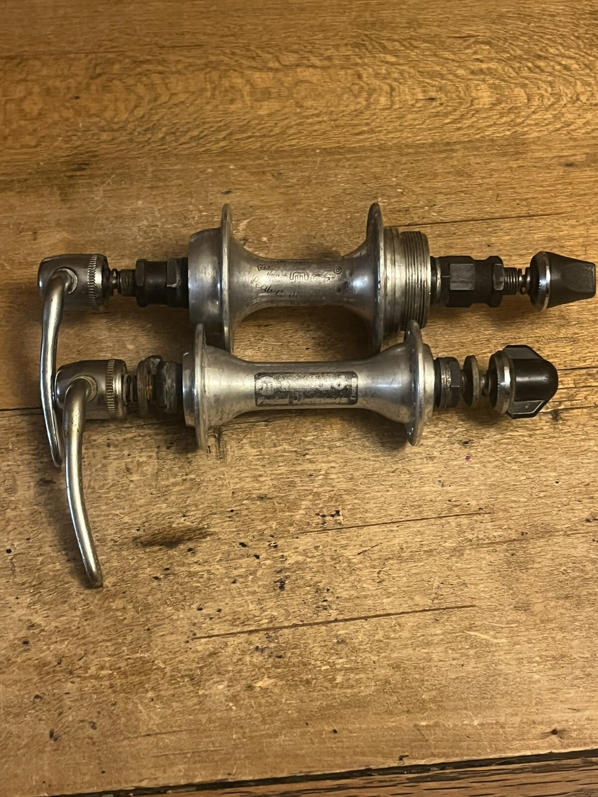 Vintage Maillard Front/Rear Hubs 100/126 mm Spacing 36 H 70s 80s France Road