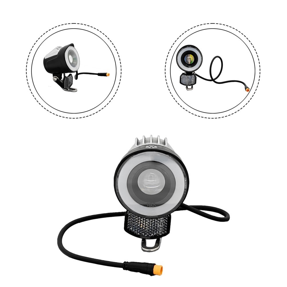 For Safe Night Riding LED Bicycle Headlight Lightweight 112g Construction