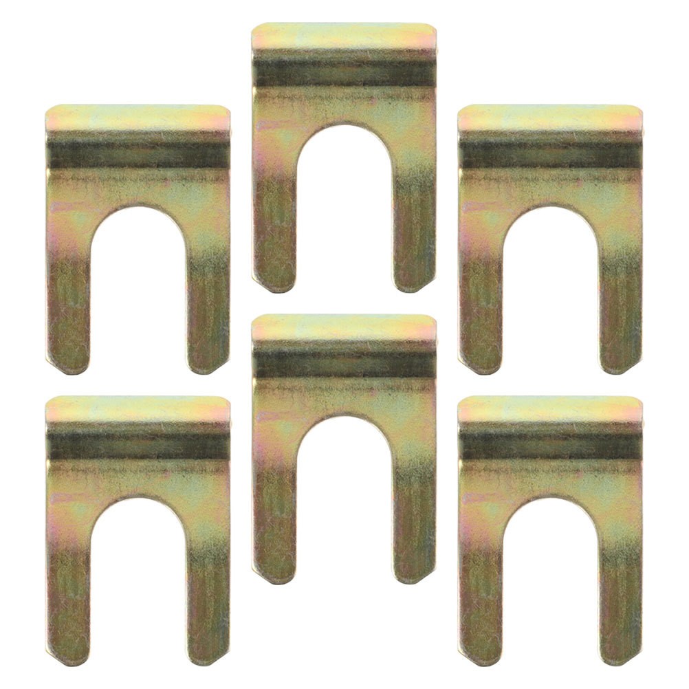 6Pcs Heavy Duty Iron Brake Line Clamps U Shaped Durable Clips for Car Use