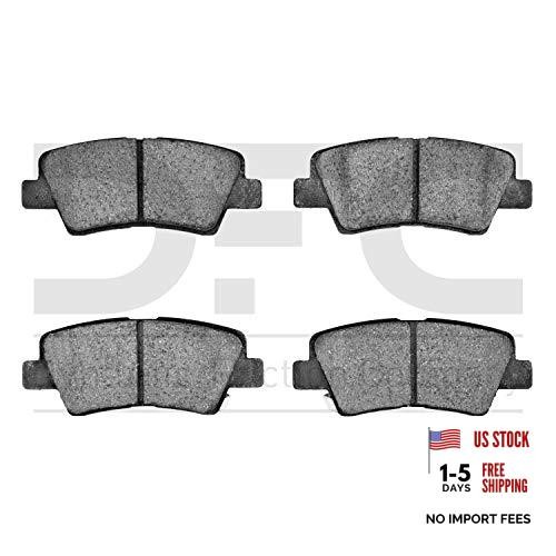 Rear Ceramic Brake Pads for 2013-2014 Dodge Attitude; 2012-2022 Hyundai
