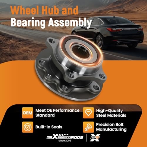 maXpeedingrods 513348 2PCS Front Wheel Hub and Bearing Assembly for 513348×2