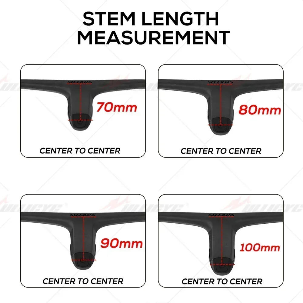 -20 Degrees Full Carbon Fibre MTB Bicycle Integrated Cockpit Handlebar 740MM