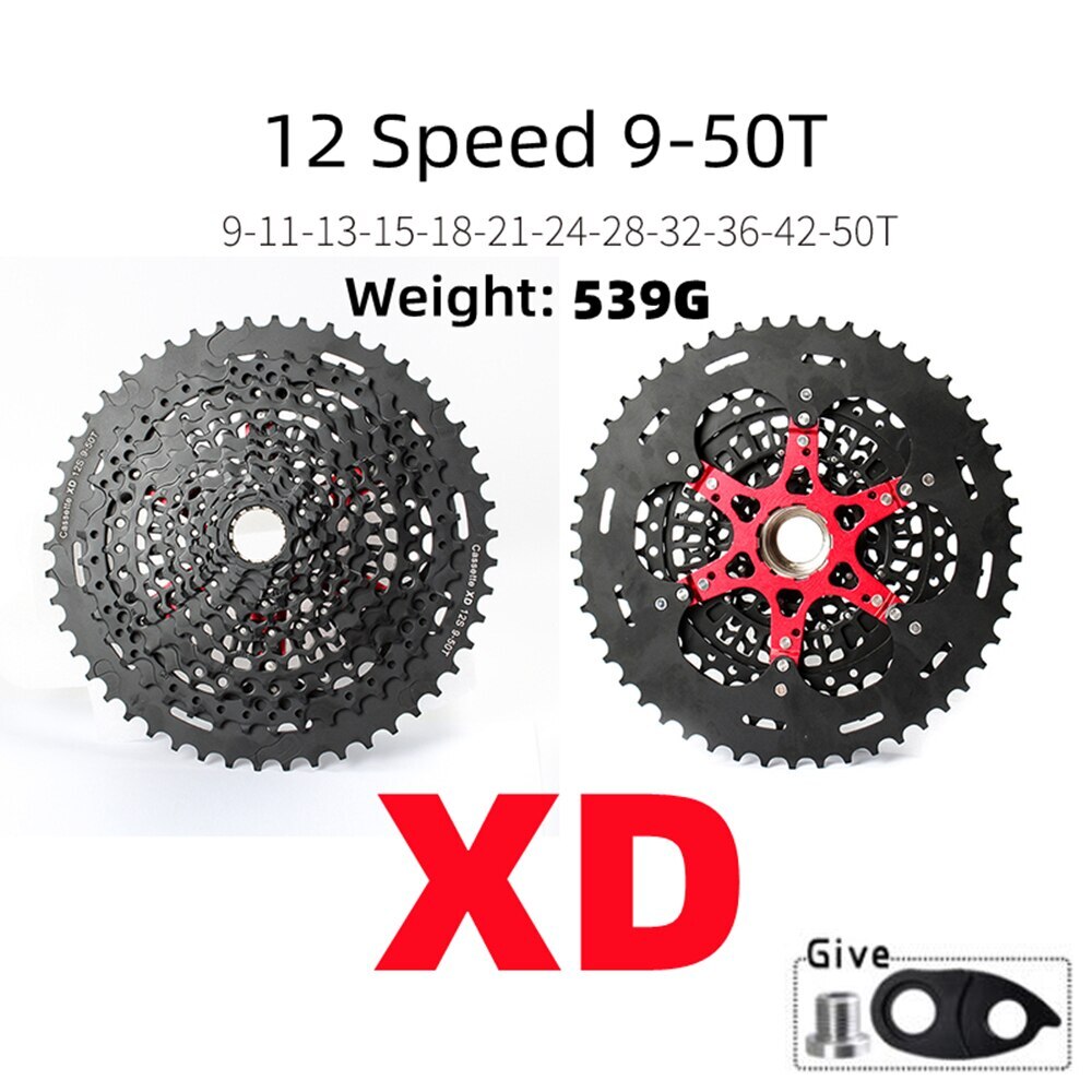 For Shimano HG/XD/MS 12 Speed MTB/Road Bicycle Freewheels Bike Cassettes 11-52T