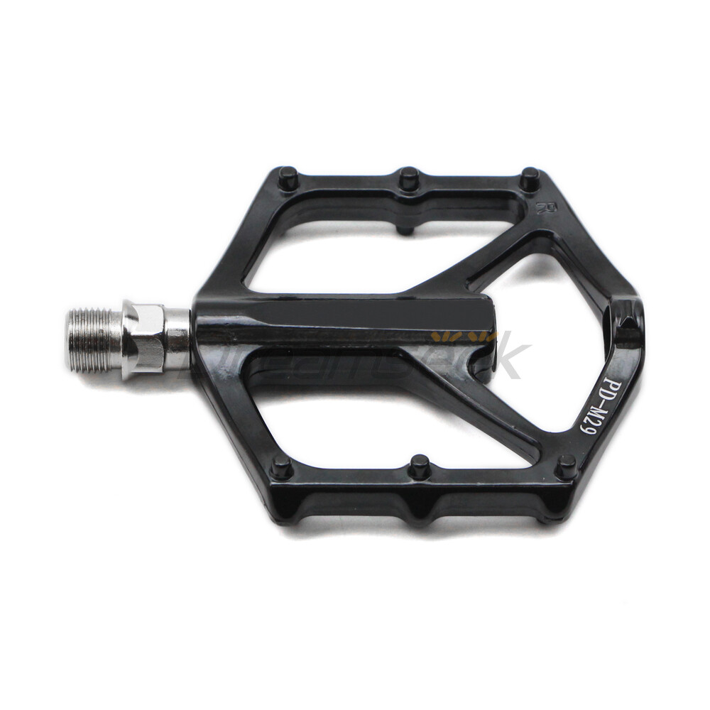 MTB Bike Pedal 9/16″ DU Bearing Sealed Flat Platform Mountain Bicycle Aluminum