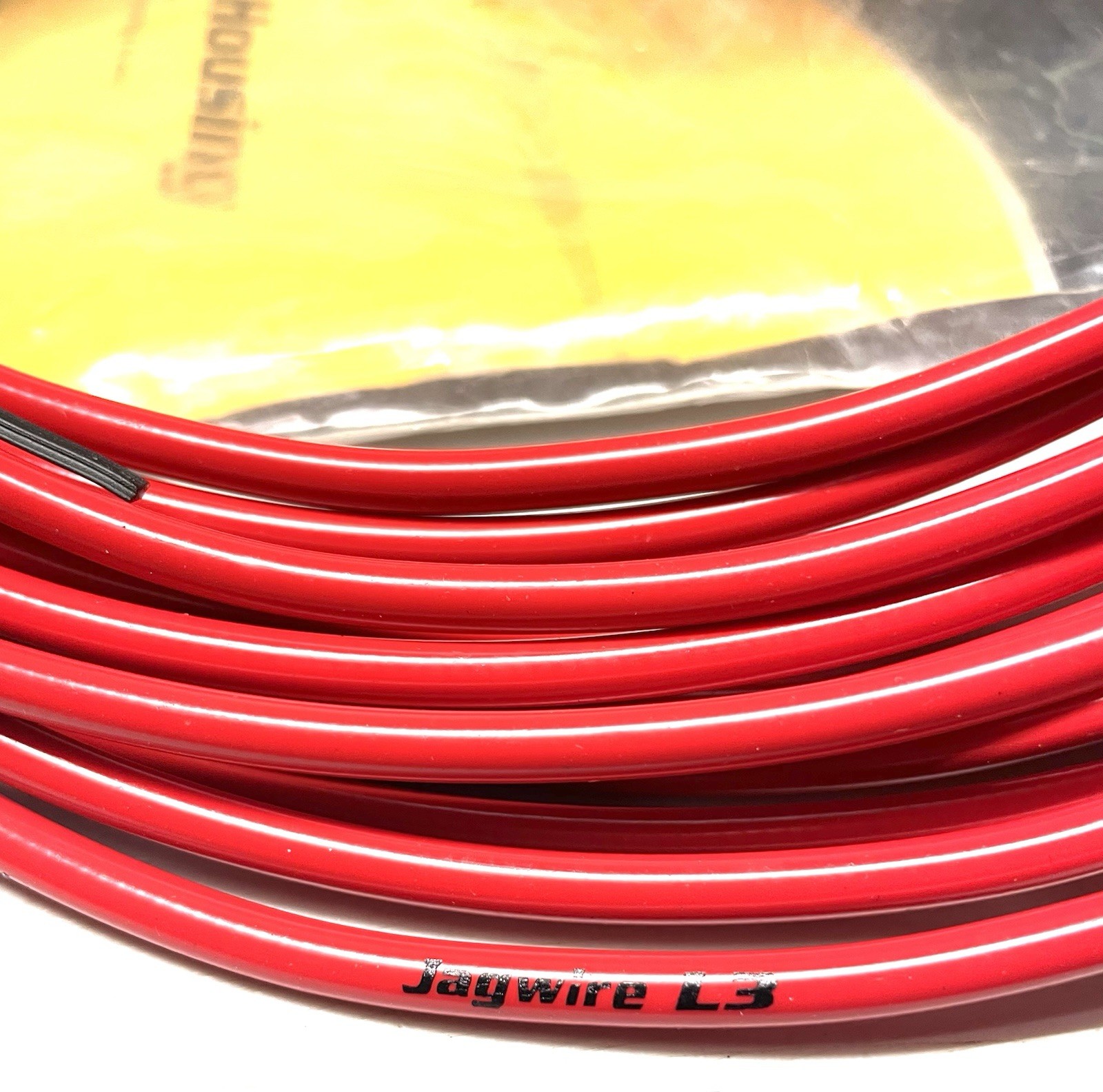 Jagwire L3 Red Brake Housing Polymer Lined NOS 10 Meters