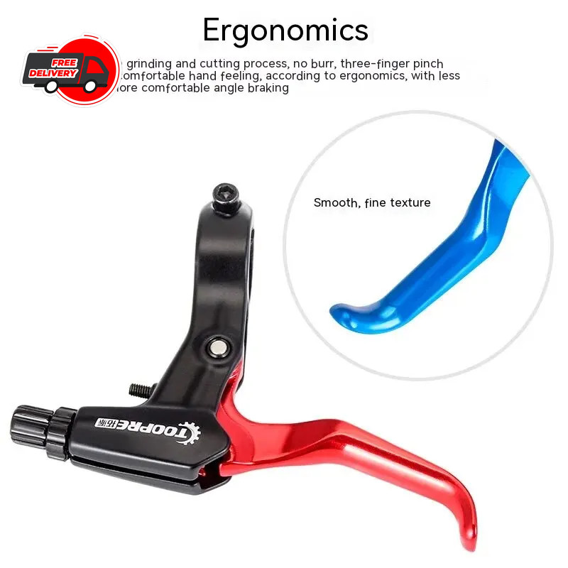 2PCS Aluminum Bicycle BMX Brake Handle MTB Mountain Bike Cycling Brake Levers