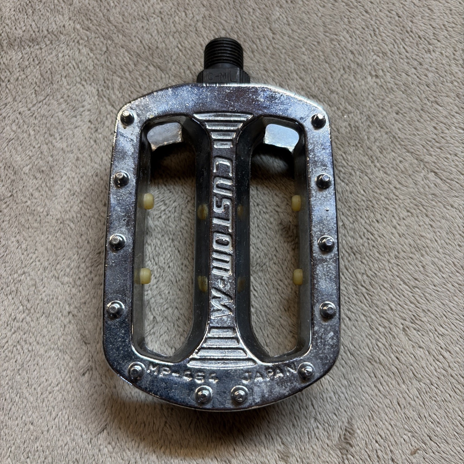 SAKAE RINGYO SR CUSTOM MP 464 BMX Pedals CHROME 9/16 Vintage Old School CLEAN