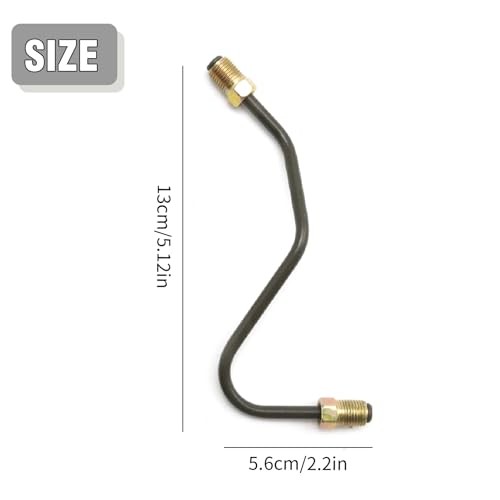 2Pcs Front Brake Caliper Line, Alloy Steel Hose Kit, Replacement for Toyota