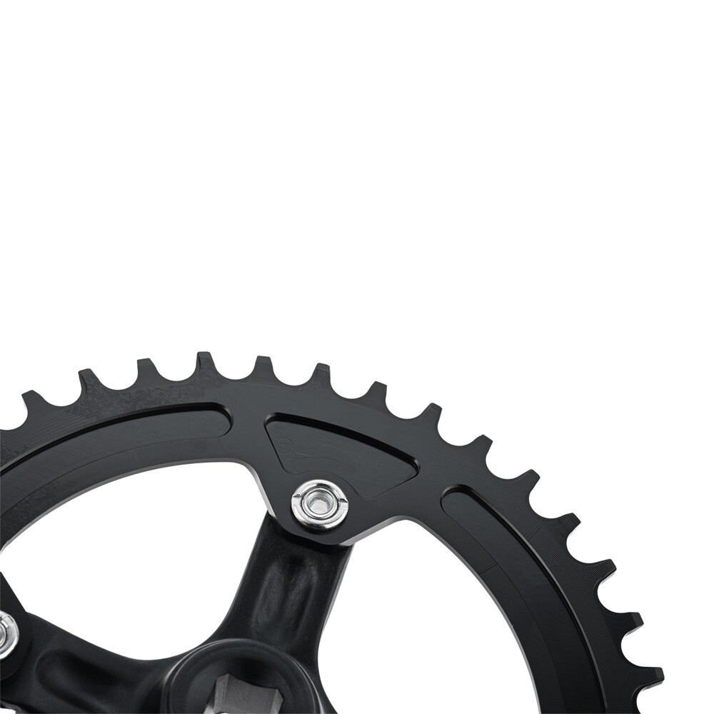 42T MTB Bicycle Crankset Bottom Bracket Aluminum Alloy 104BCD Chainring Black