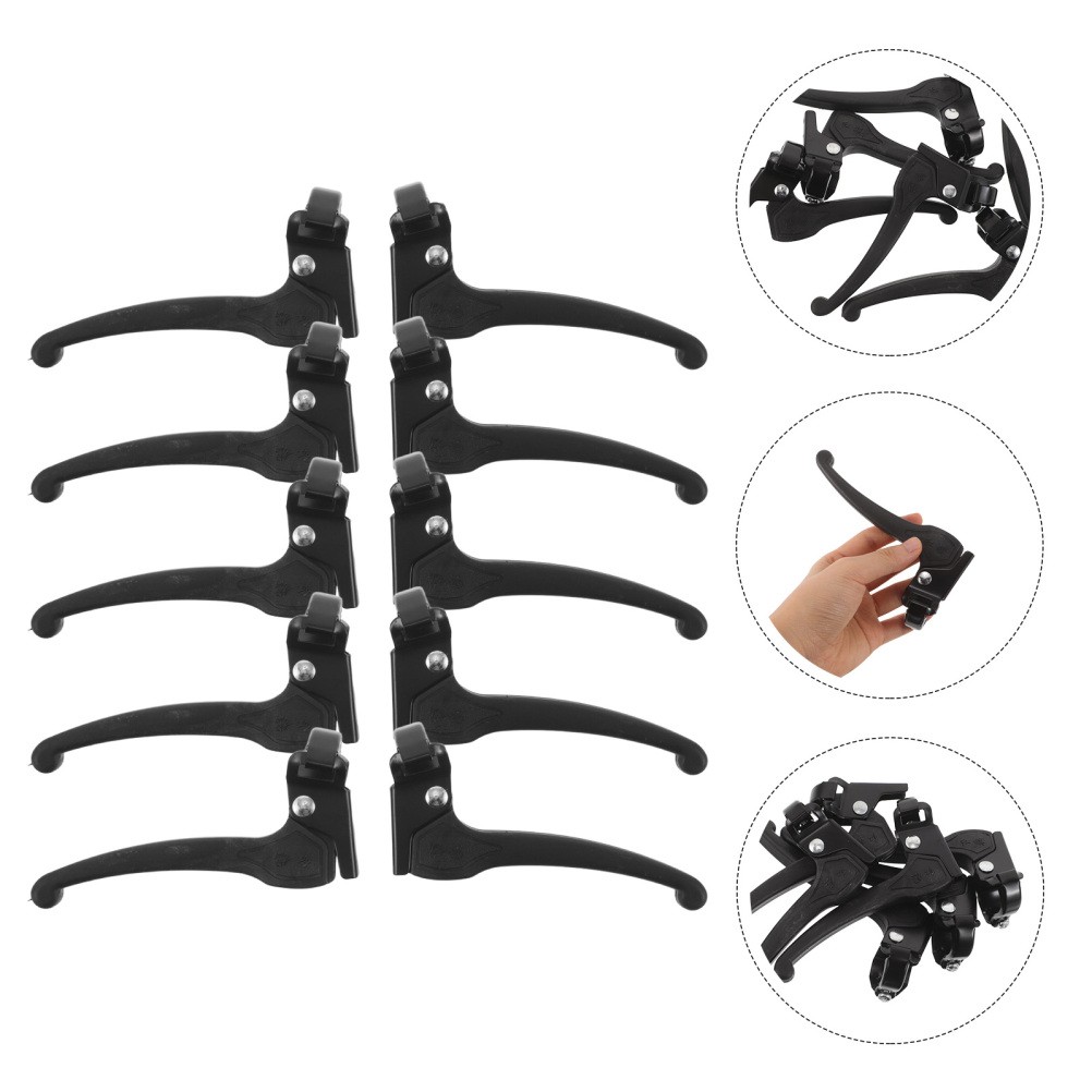 5 Pairs Kids Bike Brake Levers Lightweight Durable Metal Plastic Brake Handles