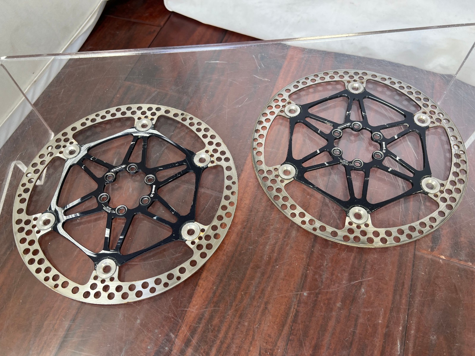 Vintage Hope Mono 6 Ti Brake Rotors Rotor Set 205mm Downhill 26″ DH Retro MTB