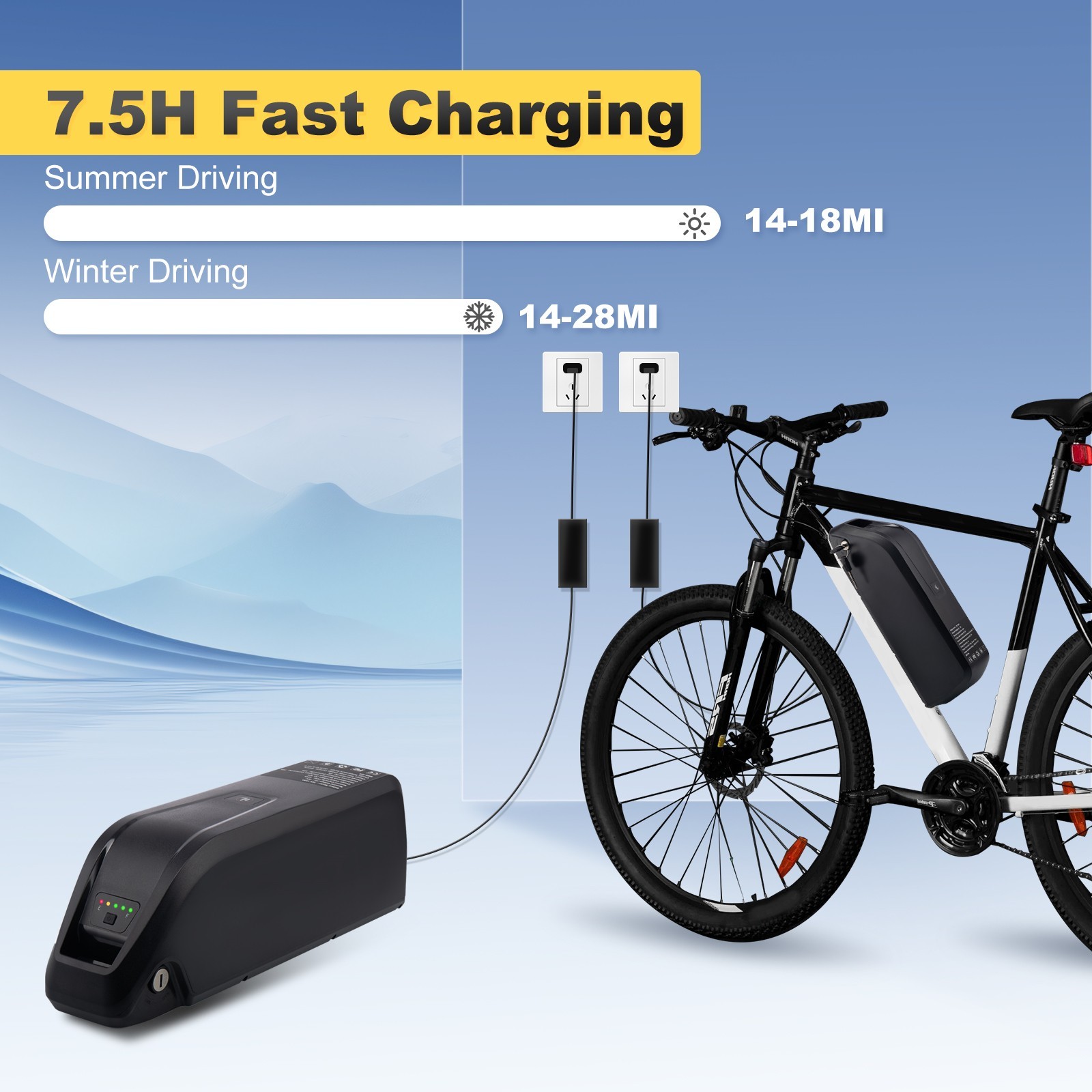 Ebike 36 V 15Ah Lithium Ion Battery BMS 4Pin 5Pin Electric Bike XT60 Connector