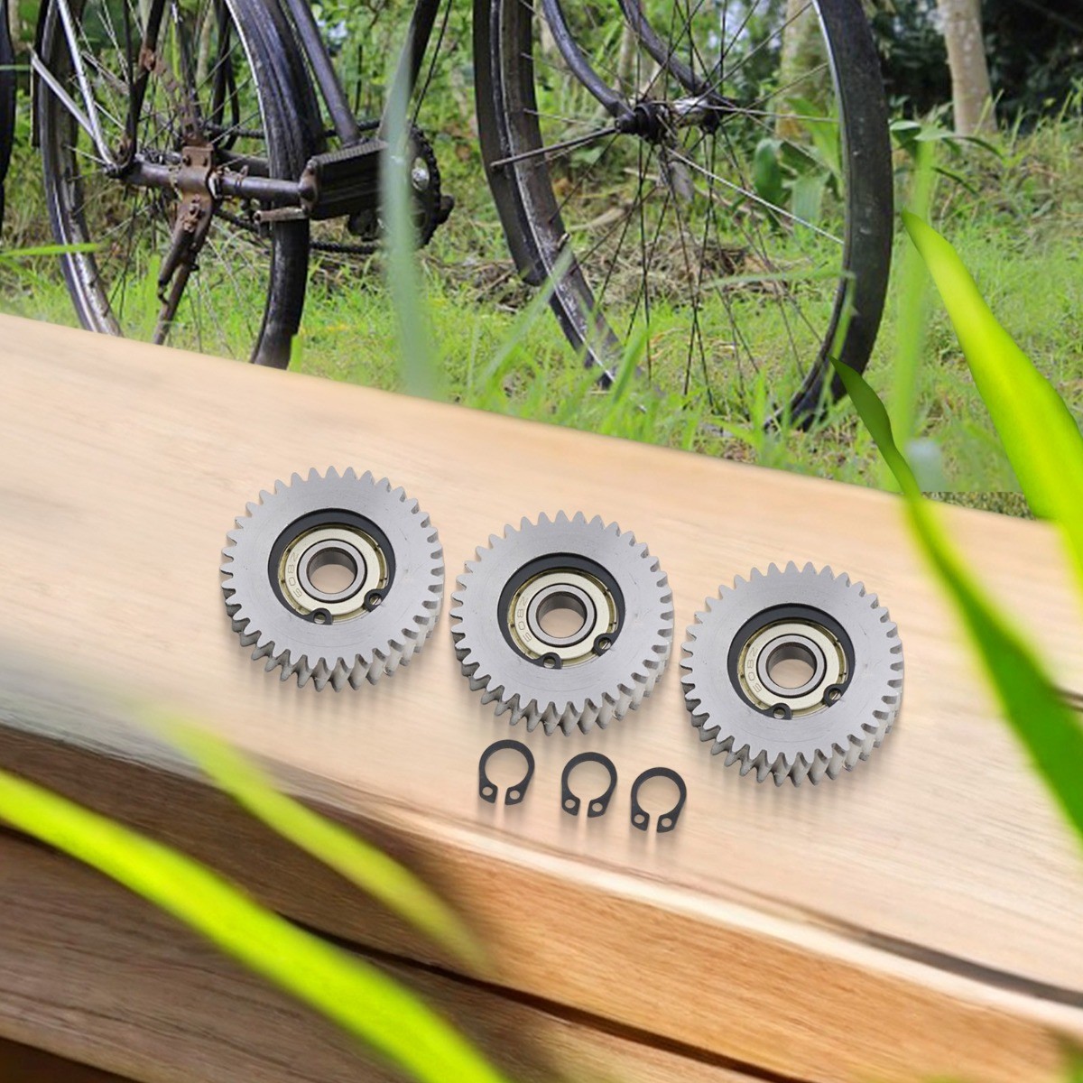 Ebike Planetary Gear Set Of Three Lightweight Parts Nylon And Steel Made