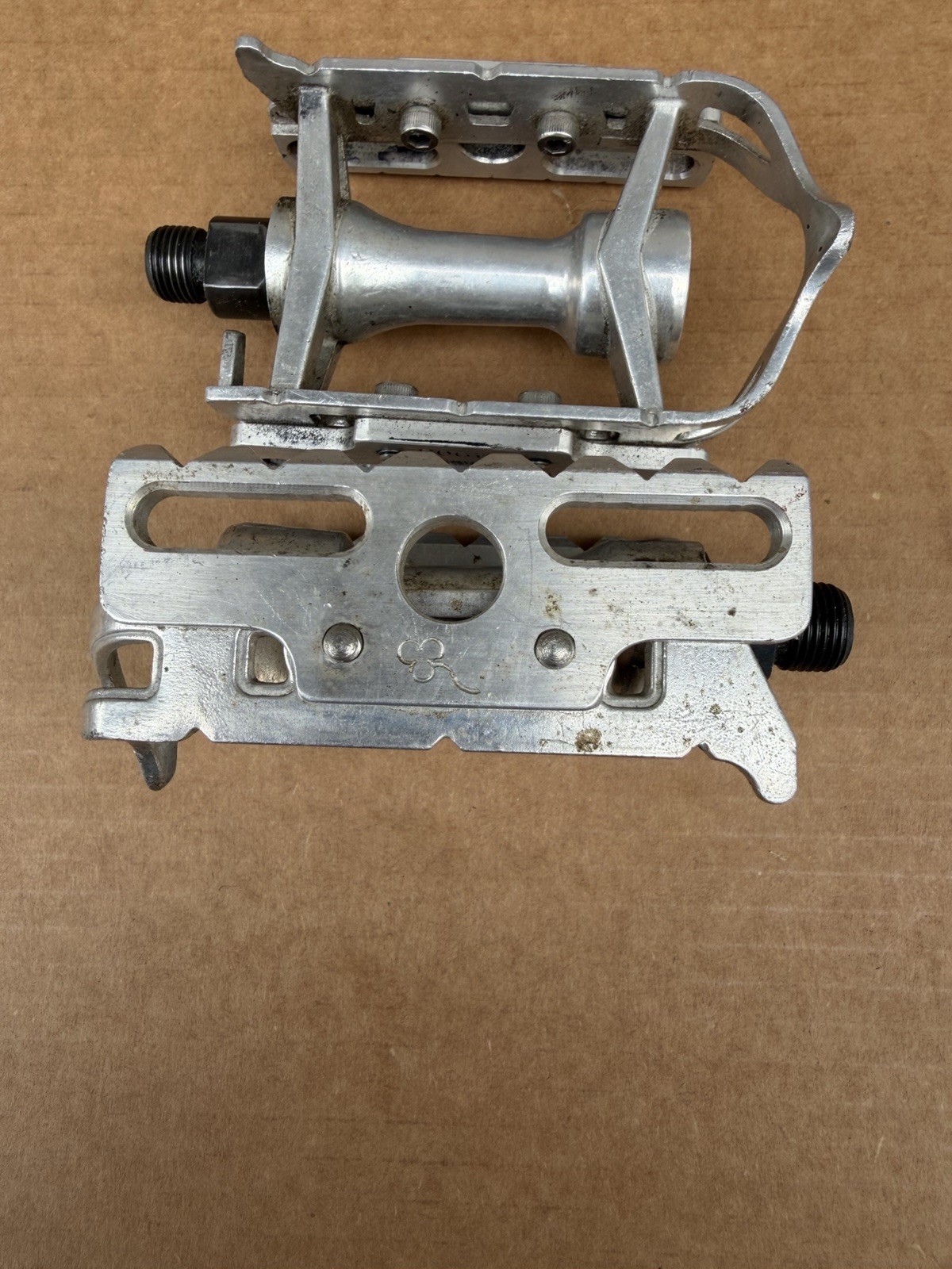 Vintage HTI A19 Bicycle Alloy Pedals With Adapters ( Rare ) 9/16 X 20tpi