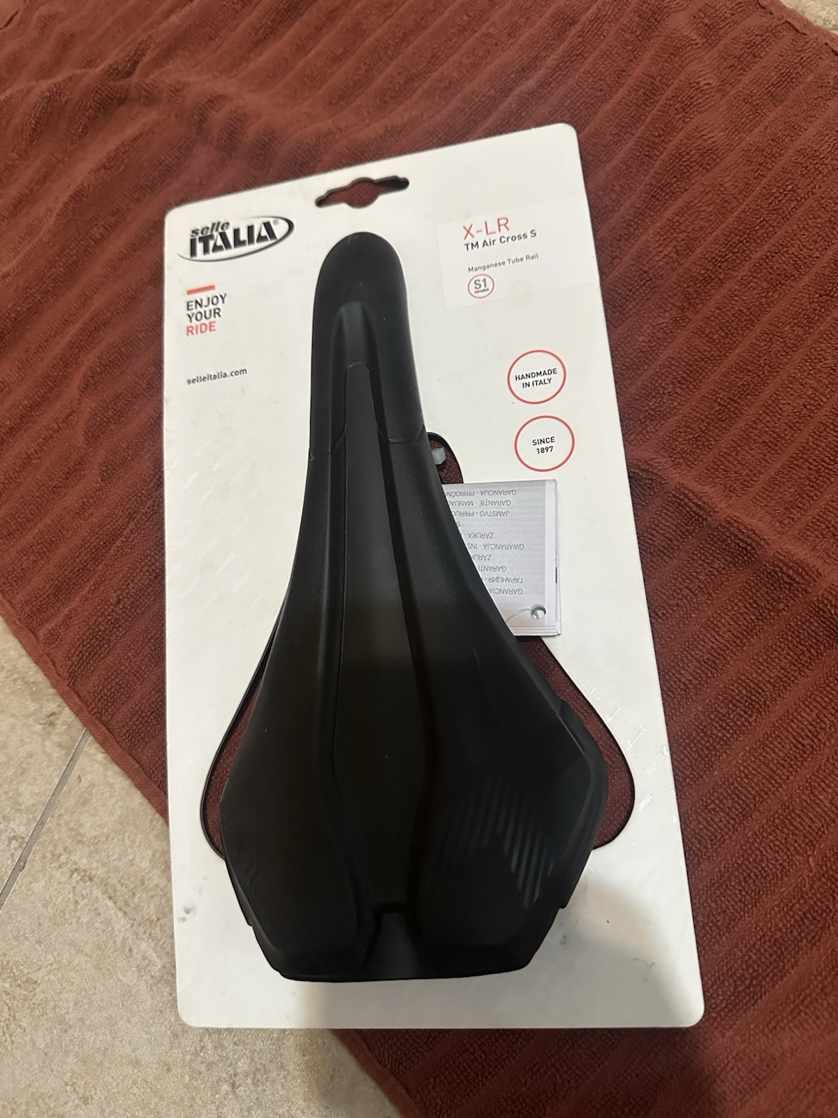 Selle Italia, X-LR TM Air Cross, Saddle, 264 x 125mm, 227g, Black