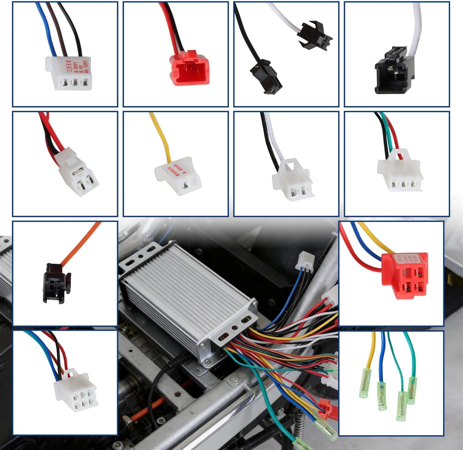 36V 48V 350W Brushless DC Motor Speed Controller for Electric E-Bike Scooter USA