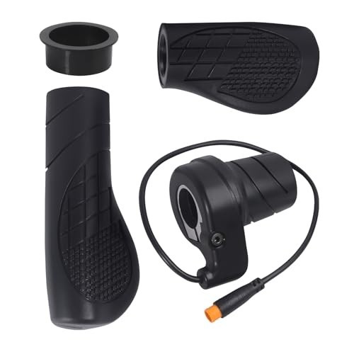 Half Twist Throttle for Ebike – Waterproof Plug, Thumb Accelerator 12V-72V MTB