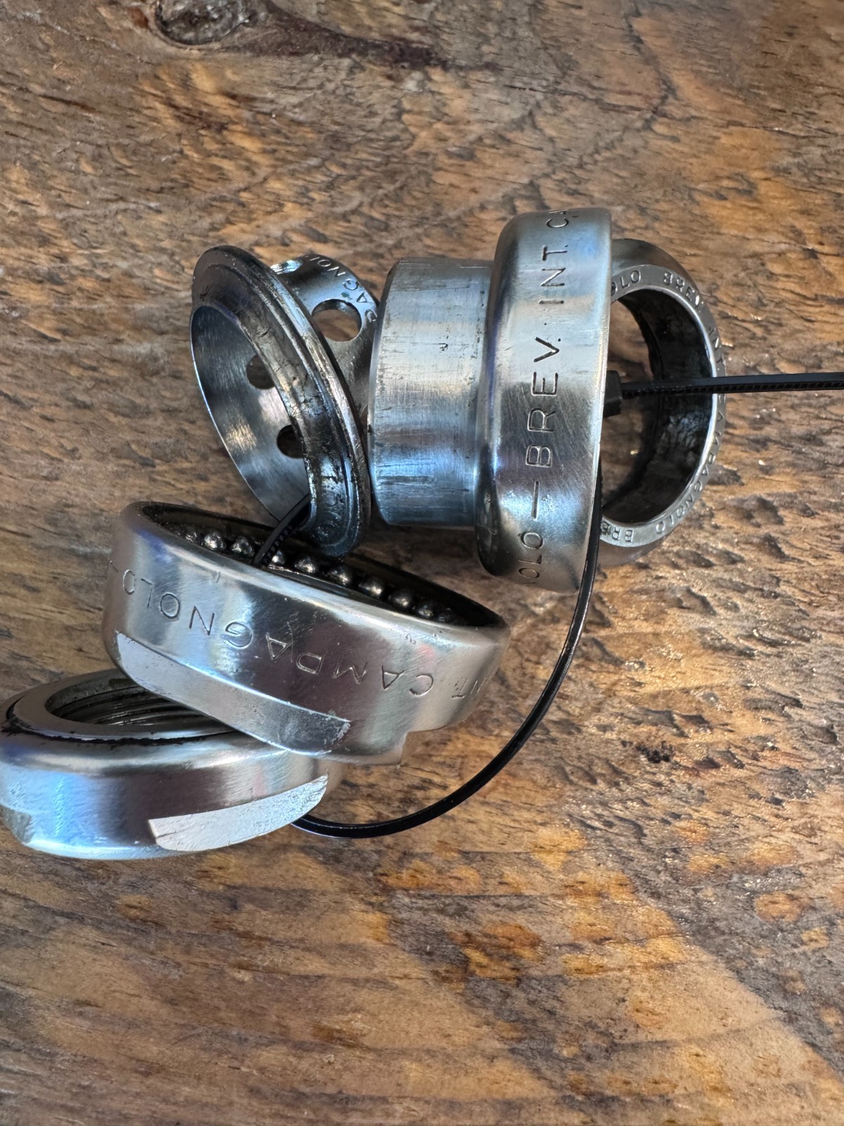 Campagnolo C-Record Group including 1st Gen rear derailleur and crank