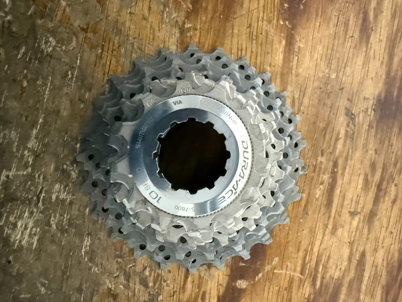 Shimano Dura Ace CS 7800 Titanium 10 Speed 12-25T Cassette LOW MILES