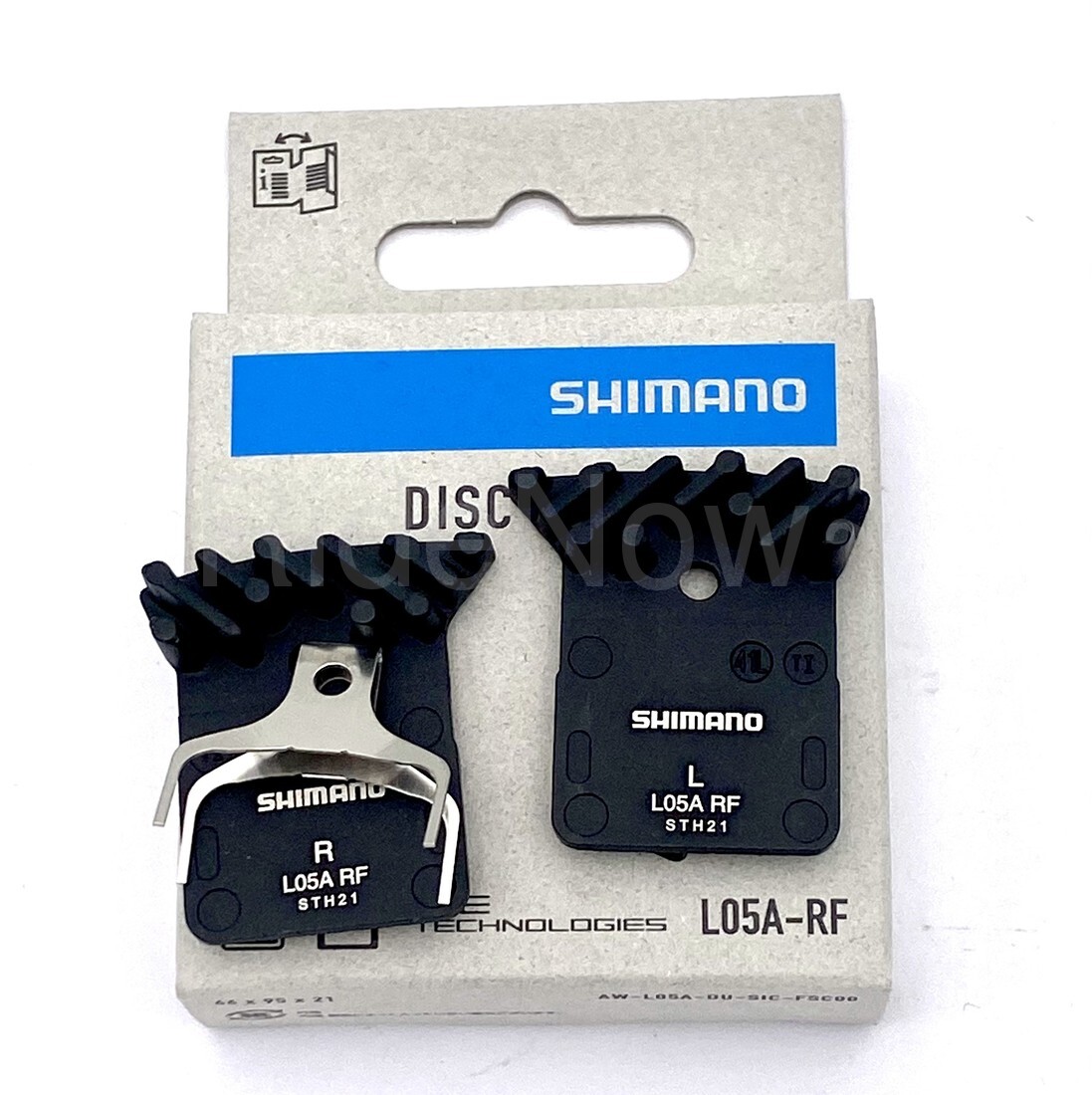 Shimano L05A,L03A Disc Brake Resin Pad W/Fin,Spring,Y2EM98010,R9170/R8070/R9270