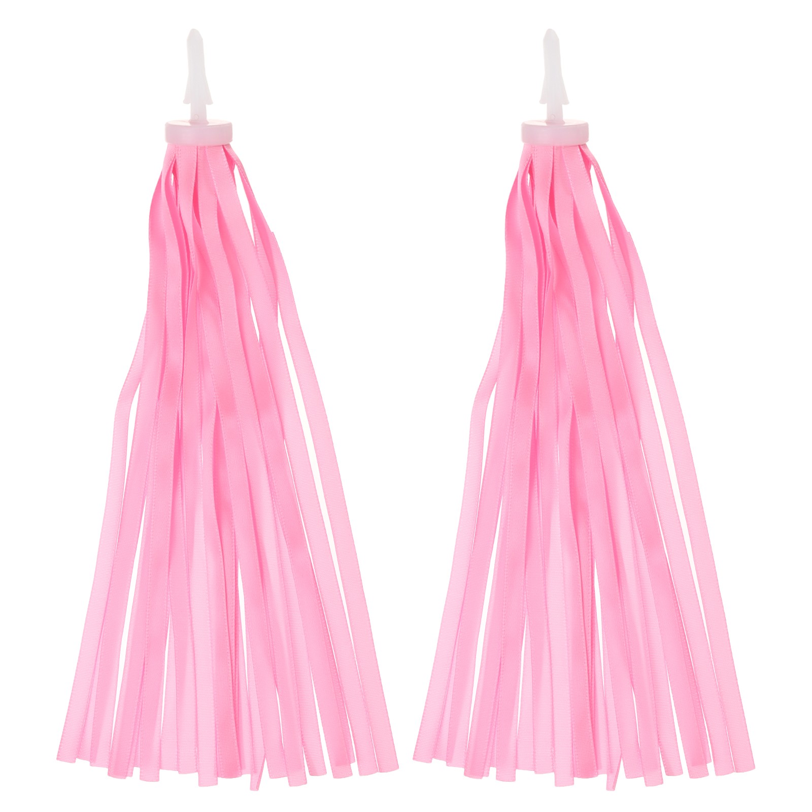Bike Streamers Scooter Handlebar Tassels Grips Ribbon Pink New
