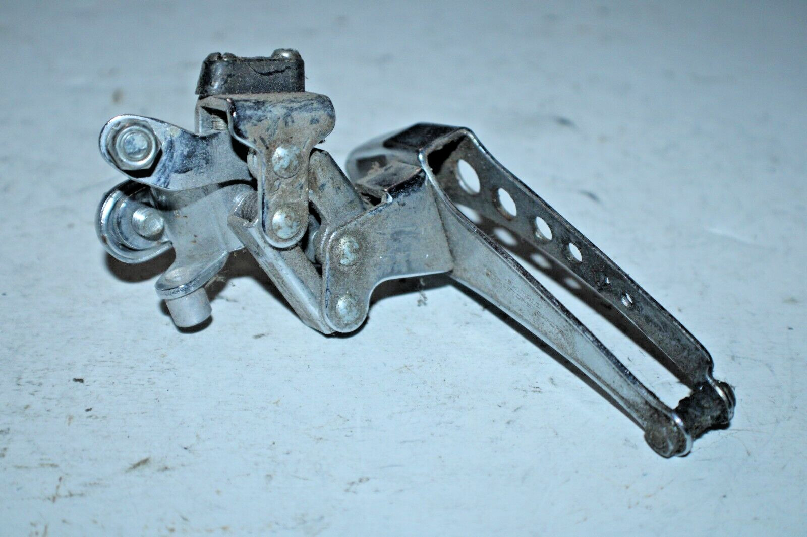 Shimano Thunder Bird II Vintage Double Front Derailleur 25.4mm Silver Ships USA!
